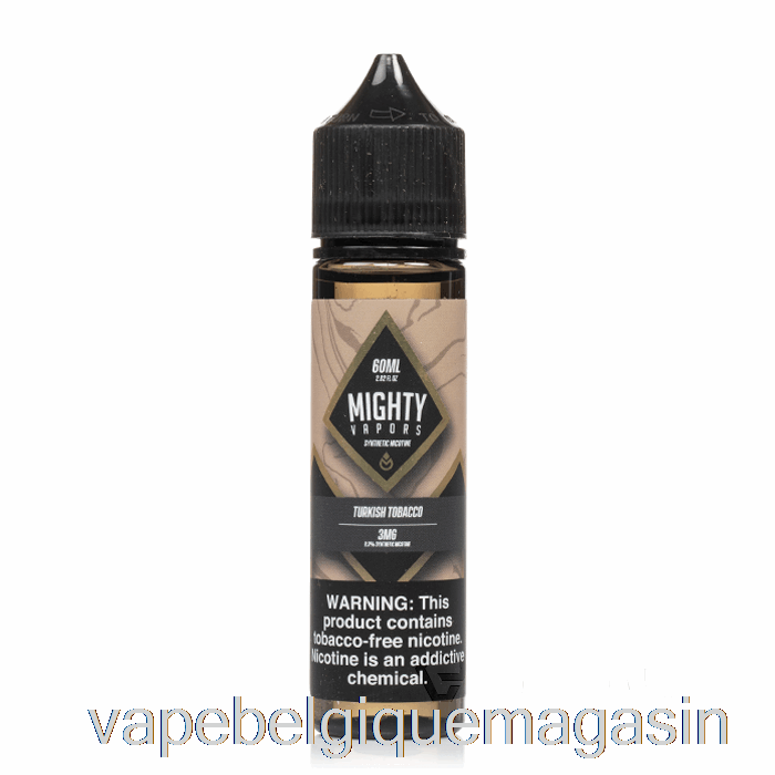 Vape Juice Tabac Turc - Puissantes Vapeurs - 60ml 6mg